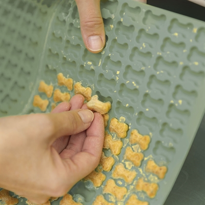 Trixie Sagegrøn Silikone Bagemåtte Til Hjemmelavede Godbidder Kødbensform